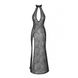 Сексуальное длинное леопардовое платье Noir Handmade F288 Noir Dress long - black - S