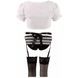 Костюм горничной Cottelli Collection Maid Set, 6 предметов, черно-белый, M