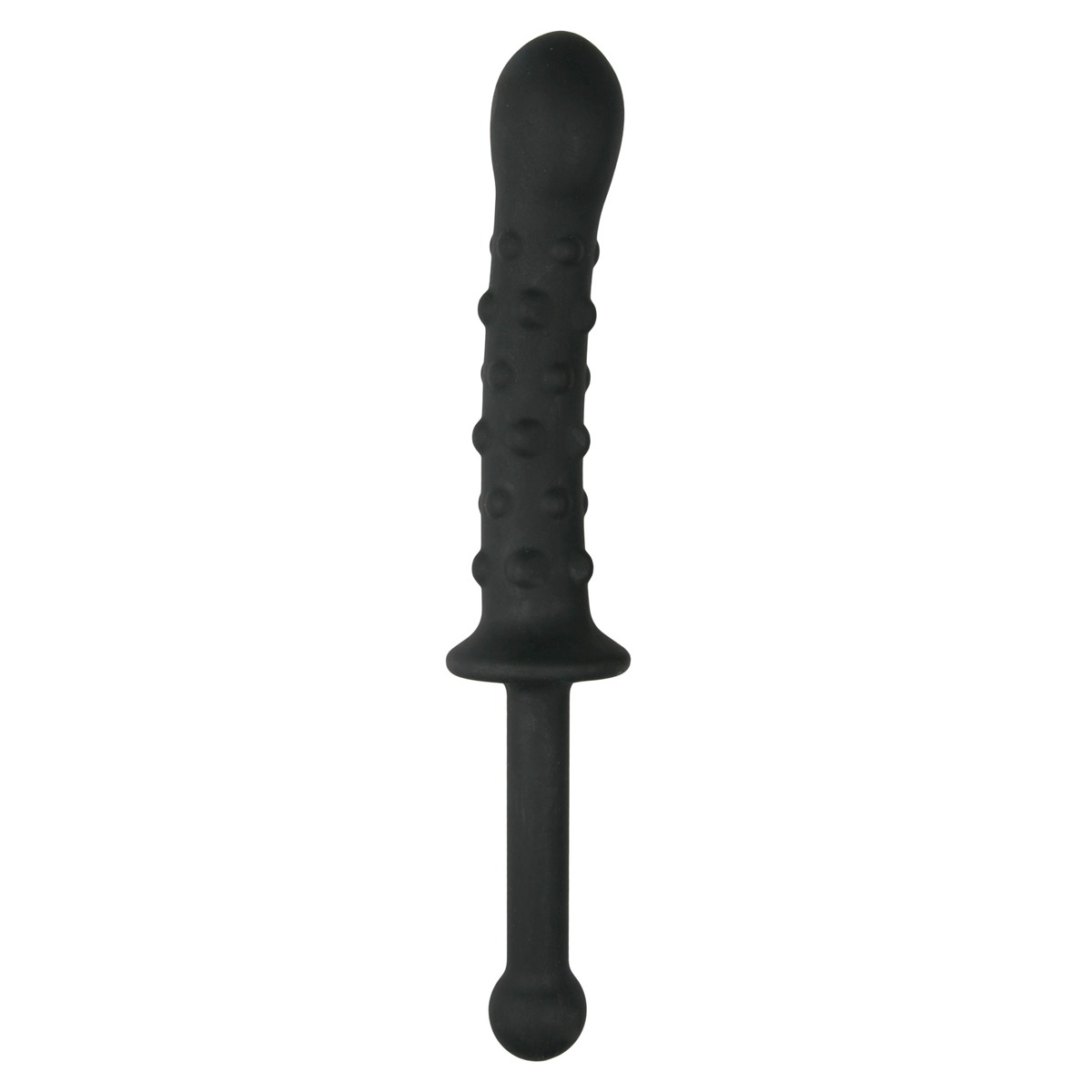 Фалоімітатор з ручкою The Handler Black, чорний, 25 см