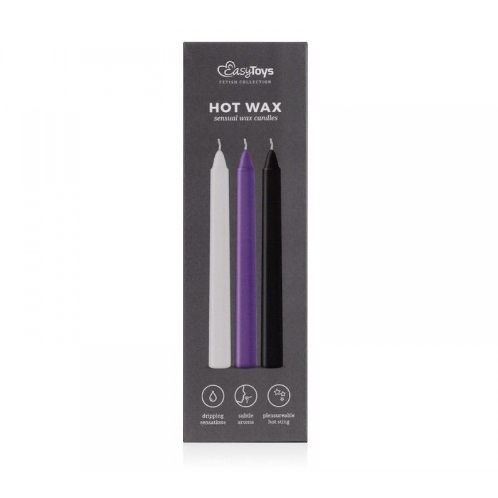 Набор низкотемпературных свечек 3 шт Sensual Hot Wax Candles
