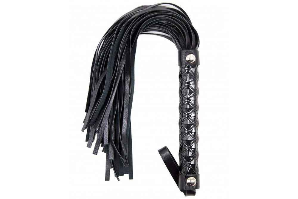 Флоггер металл DS Fetish Flogger black metal