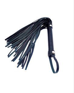 Флоггер екокожа L DS Fetish Flogger чорний 38см