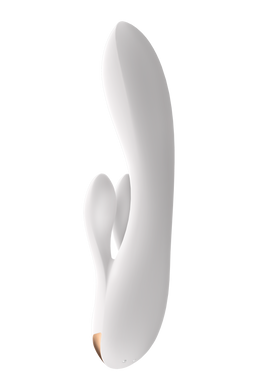Двойной смарт вибратор SATISFYER DOUBLE FLEX белый