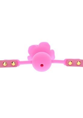 Кляп силиконовый Розочка Taboom Rose Ball Gag, розовый