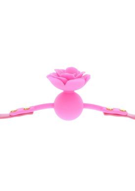 Кляп силіконовий Трояндочка Taboom Rose Ball Gag, рожевий