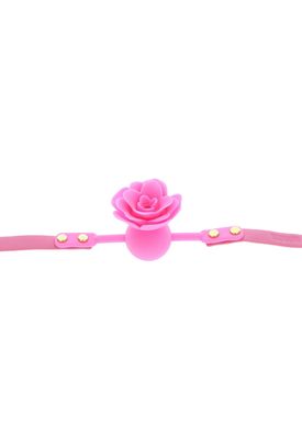 Кляп силіконовий Трояндочка Taboom Rose Ball Gag, рожевий