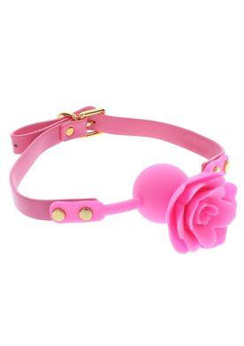 Кляп силиконовый Розочка Taboom Rose Ball Gag, розовый