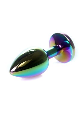 Анальна пробка с камнем Boss Series , Plug-Jewellery Multicolour PLUG- Clear
