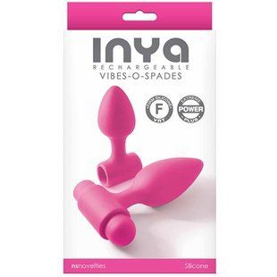 Набор&nbsp;анальных&nbsp;пробок&nbsp;с вибрацией INYA Rechargeable VIBES-O-SPADES
