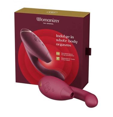 Инновационный бесконтактный вибратор-стимулятор Womanizer Duo 2 Bordeaux