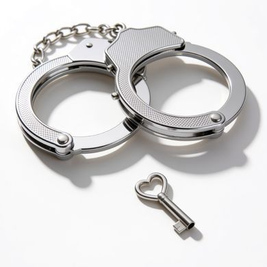 Наручники металеві DS Fetish, срібні