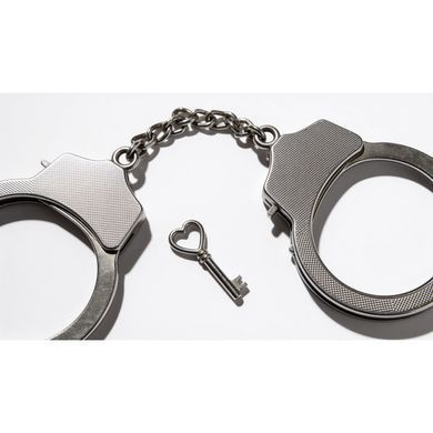 Наручники металеві DS Fetish, срібні