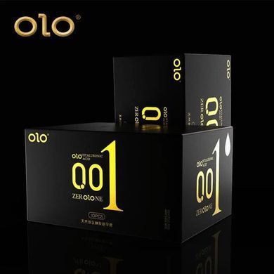 Презервативы OLO 001 ультра тонкие с гиалуроновой кислотой (цена за 10 шт. в упаковке)