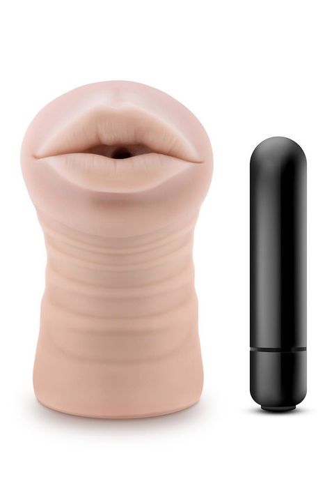 Мастурбатор Рот реалистичный Blush ENLUST NICOLE с вибропулей в комплекте