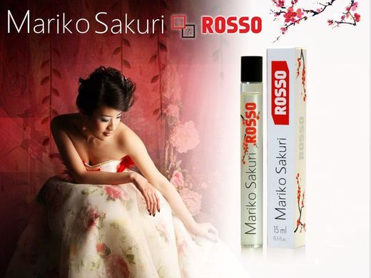 Духи з феромонами жіночі Aurora Mariko SAKURI ROSSO (roll-on), 15 мл