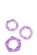 Набір ерекційних кілець STAY HARD BEADED PURPLE, Пурпурный, Розмір посилки : 8,30 х 14,00 х 1,50