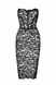 Кружевное платье, F301 Noir Handmade Catalyst со шнуровкой, черное, размер M