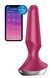 Анальна пробка з функцією керування зі смартфона Satisfyer Plug-ilicious 2, бордовий