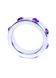 Эрекционное кольцо с фиолетовыми камнями