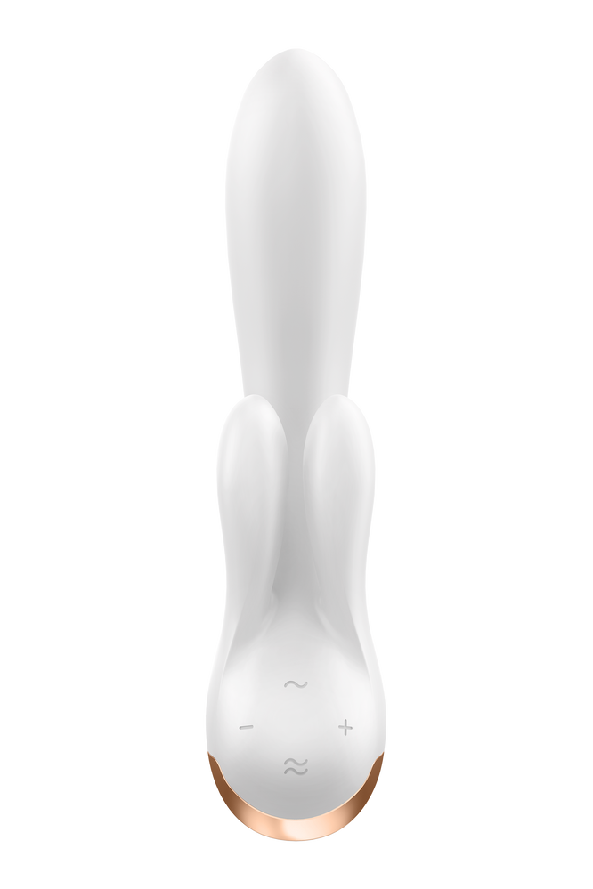 Двойной смарт вибратор SATISFYER DOUBLE FLEX белый