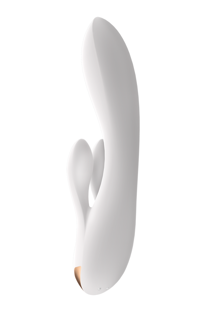 Двойной смарт вибратор SATISFYER DOUBLE FLEX белый