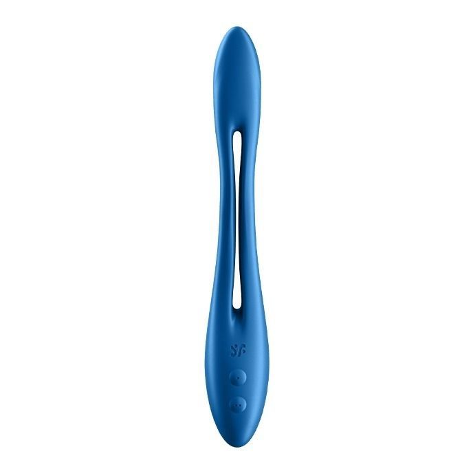 Гнущийся универсальный вибратор (эрекционное кольцо) Satisfyer Elastic Game синий