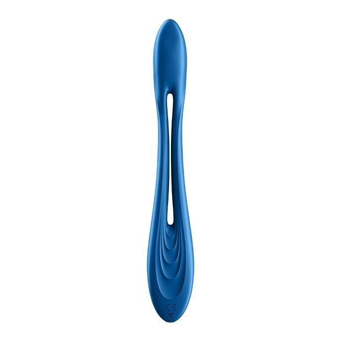 Гнущийся универсальный вибратор (эрекционное кольцо) Satisfyer Elastic Game синий