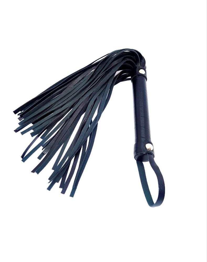 Флоггер екошкіра L DS Fetish Flogger чорний 39 см
