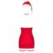Комплект Obsessive Kissmas chemise Red® L / XL, Червоний, L/ХL