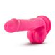 T331186 Фаллоимитатор с двойной плотностью NEO ELITE COCK W. BALLS NEON PINK