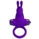 Кольцо эрекционное в виде кролика Pretty Love Vibrant Penis Ring 1 фиолетовое