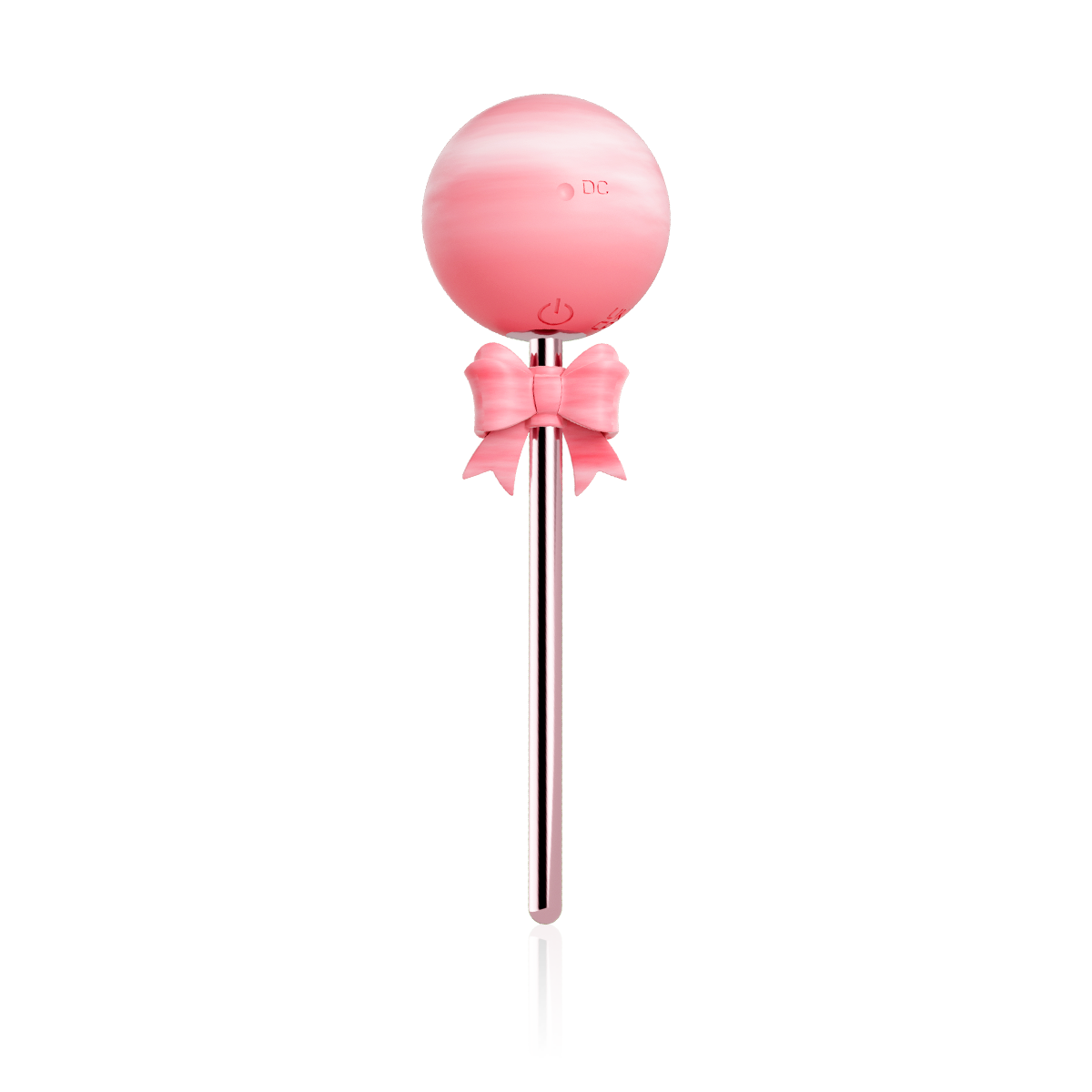Вібратор BeYourLover SWEET BOBO у формі льодяника, рожевий, 12.3 х 3.7 см