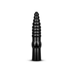 Большой фаллоимитатор с рельефом All Black AB20 черный, 34 см