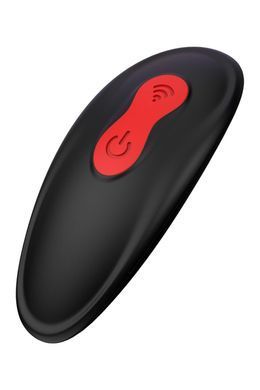 Стимулятор для простаты Dream Тoys Еssentials Remote P-Pleaser с петлей на мошонку, черный