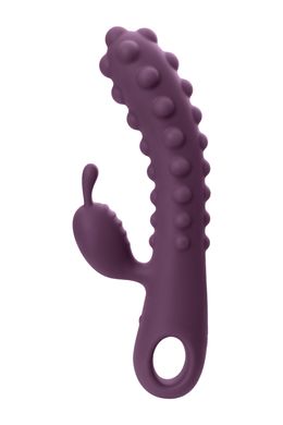 Вібратор-кролик зі стимулюючими кульками Kokos SMON No. 1, фіолетовий