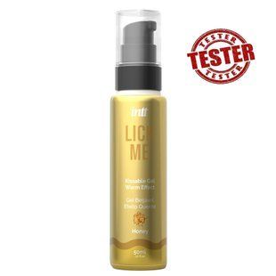 ТЕСТЕР Съедобный гель Intt Lick me Honey и согревающий, 50 мл