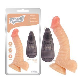 Вібратор реалістичний з пультом керування Chisa Real Touch S, бежевий