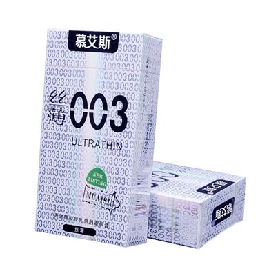 Набор ультратонких презервативов 0,03 мм, Silver (в упаковке 12 шт)