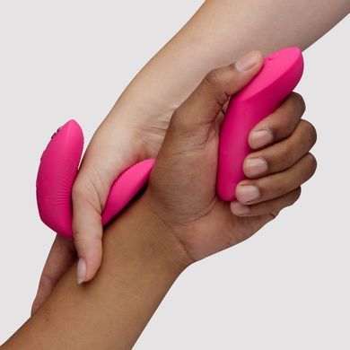 Вибратор для пар We-Vibe Chorus Pro Electric Pink с пультом и приложением, розовый