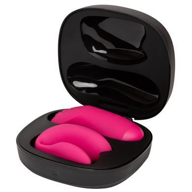 Вибратор для пар We-Vibe Chorus Pro Electric Pink с пультом и приложением, розовый