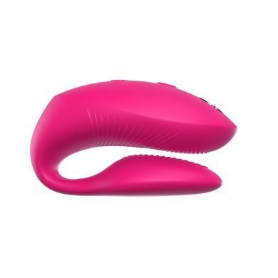 Вибратор для пар We-Vibe Chorus Pro Electric Pink с пультом и приложением, розовый