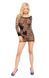 Платье в сетку SoftLine Sweetheart, черное, S/L