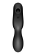 Двойной вибратор с вакуумной стимуляцией SATISFYER CURVY TRINITY 2 черный