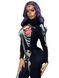 Комбінезон скелет із квітковим принтом Leg Avenue Floral skeleton catsuit M