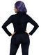 Комбінезон скелет із квітковим принтом Leg Avenue Floral skeleton catsuit M