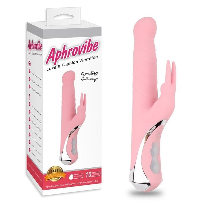 Вибратор-кролик рельефный Chisa Aphrovibe, розовый