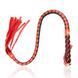 Флоггер DS Fetish Mahogany flogger dark red/black/red