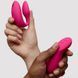 Вибратор для пар We-Vibe Chorus Pro Electric Pink с пультом и приложением, розовый