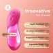 Вибратор для пар We-Vibe Chorus Pro Electric Pink с пультом и приложением, розовый