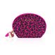 Міні-мікрофон вібратор Rianne S Essentials Lovely Leopard Mini Wand в сумочці, фіолетовий